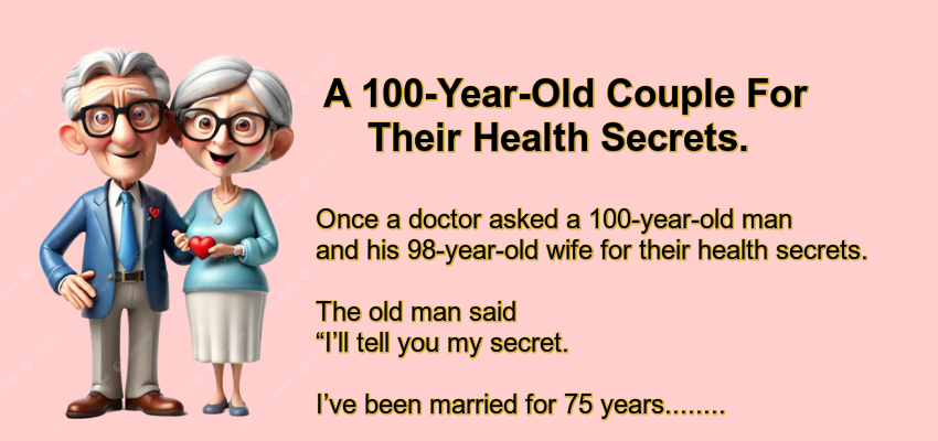 A 100-Year-Old Couple For Their Health Secrets.